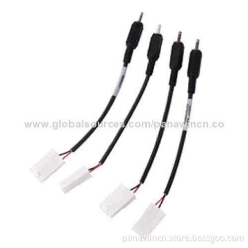Custom DC Jack Overmold Cable Wiring Harness, UL Certified